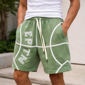 Fleece heavy basketball shorts